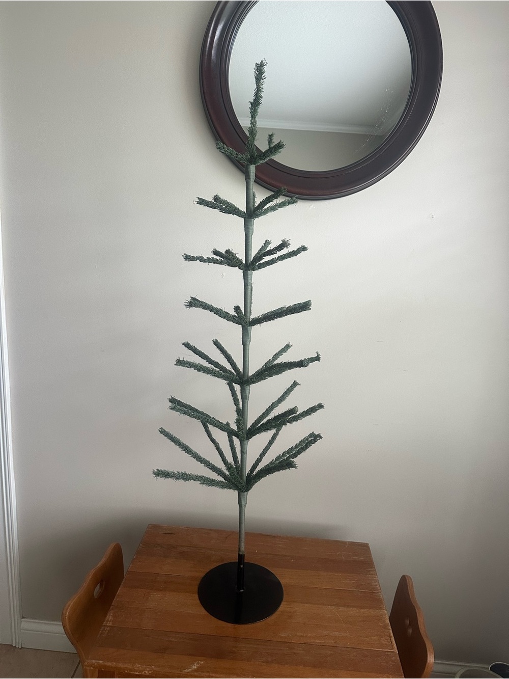 Antique goose feather Christmas tree
